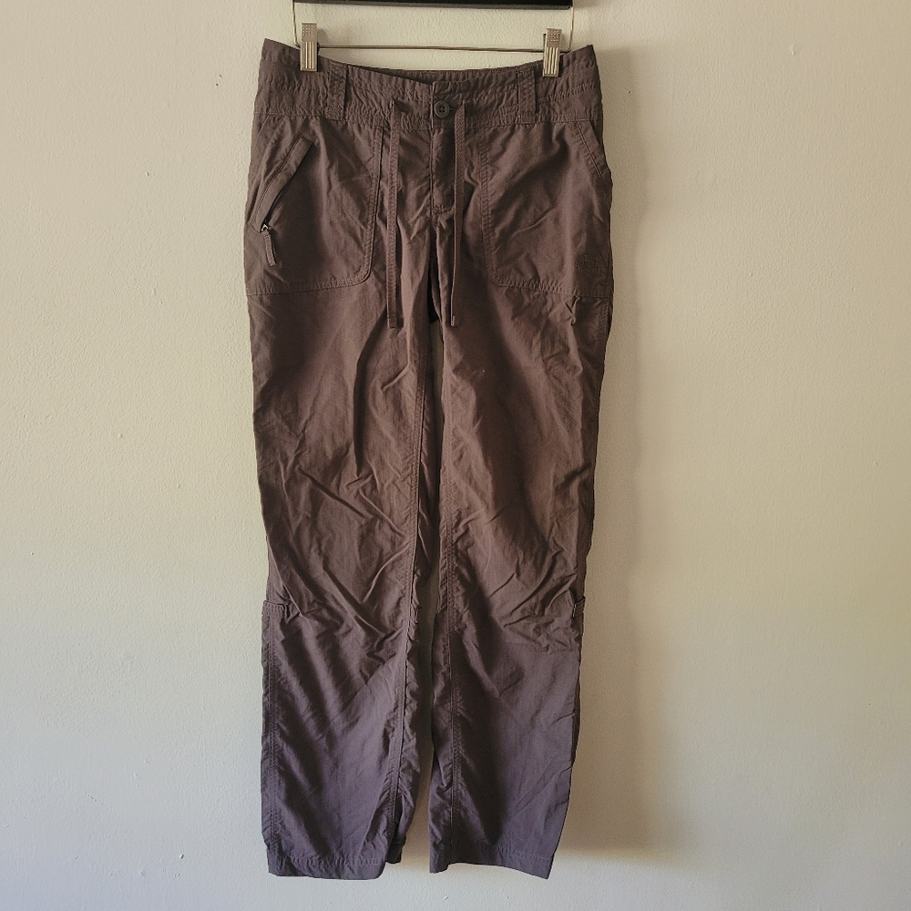 The North‎ Face Womens Hiking Lightweight Roll Up Pants Gray Size 2 Long Outdoor